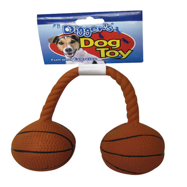 Diggers Twin Basketballs Tug Toy 52552